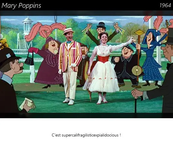 Vignette : Mary Poppins